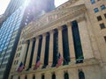 USA, NEW YORK CITY Ã¢â¬â JULY 2019. New York Stock Exchange, Manhattan, New York, NY. Royalty Free Stock Photo